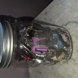 Wearable Mystery Jewelry Quart Jar — Mixed Costume Jewelry Lot